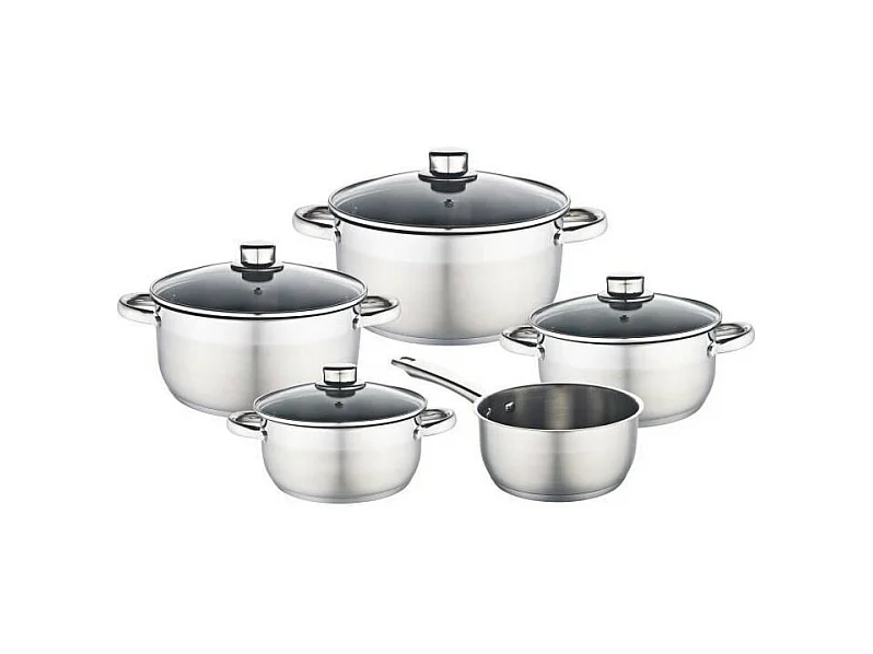 BAUMALU 341979 Batterie 9 pieces inox - Tous feux dont induction