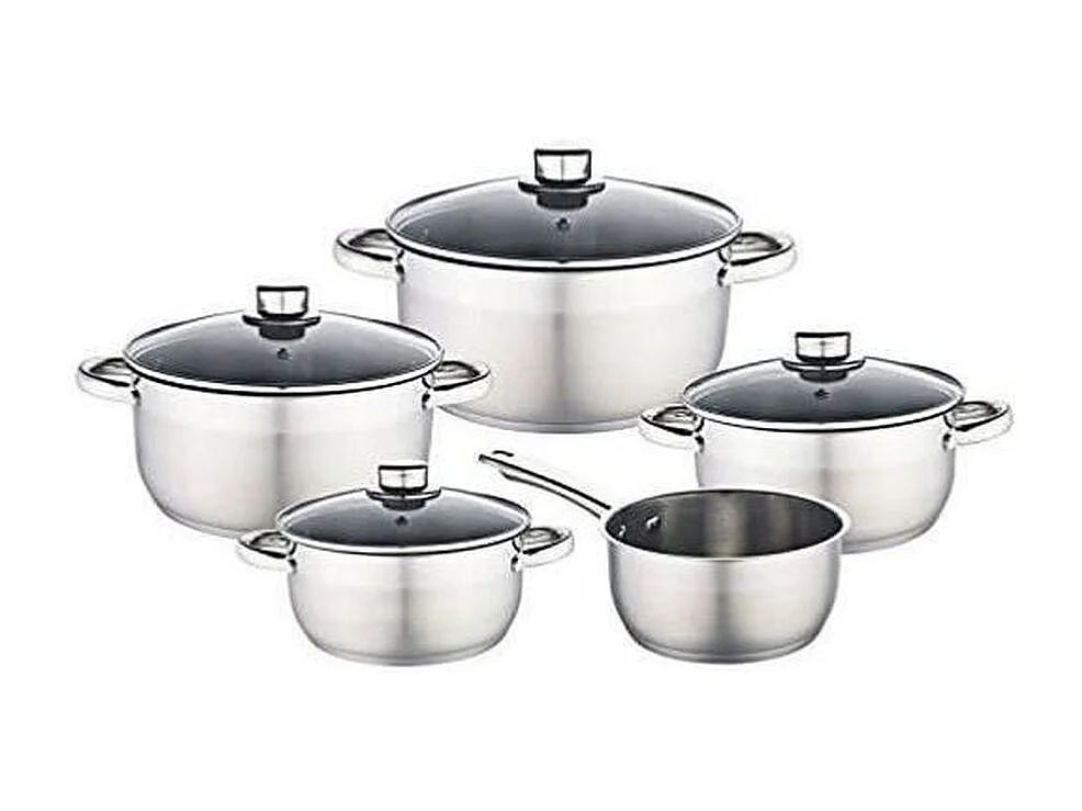 BAUMALU 9teilige Edelstahlbatterie