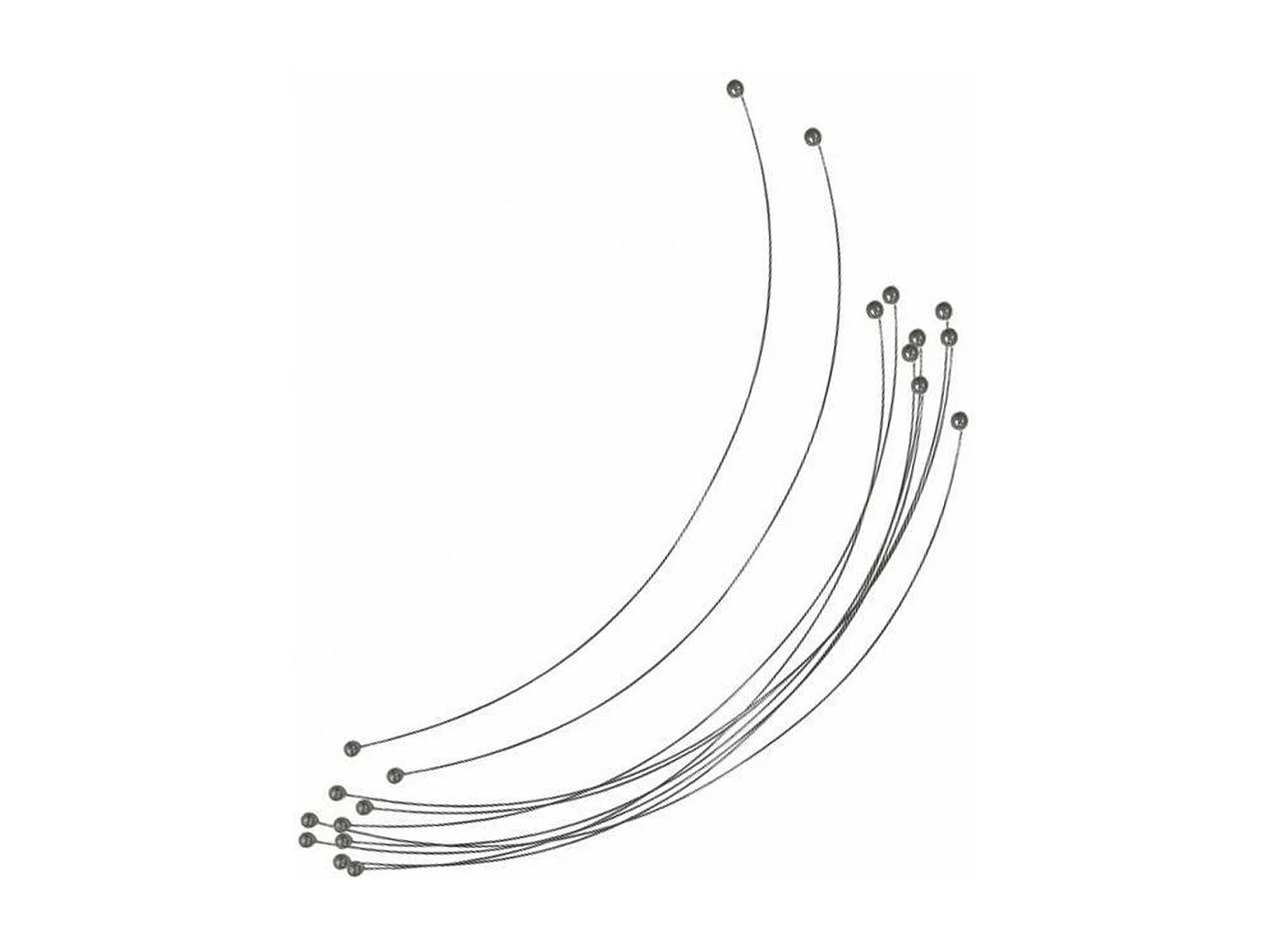 6 hilos de acero inoxidable para foie gras lira 10 cm