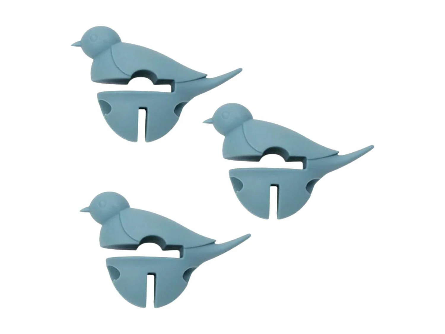 3 repose-cuillère petit oiseau bleu 3 en 1