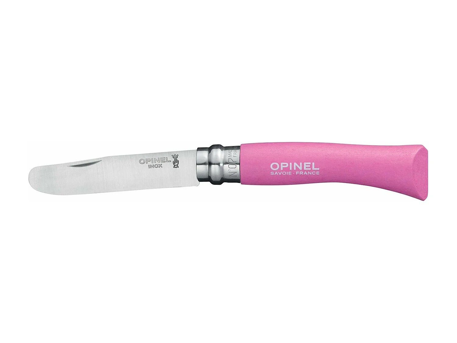 Mon premier couteau Opinel rose n°07