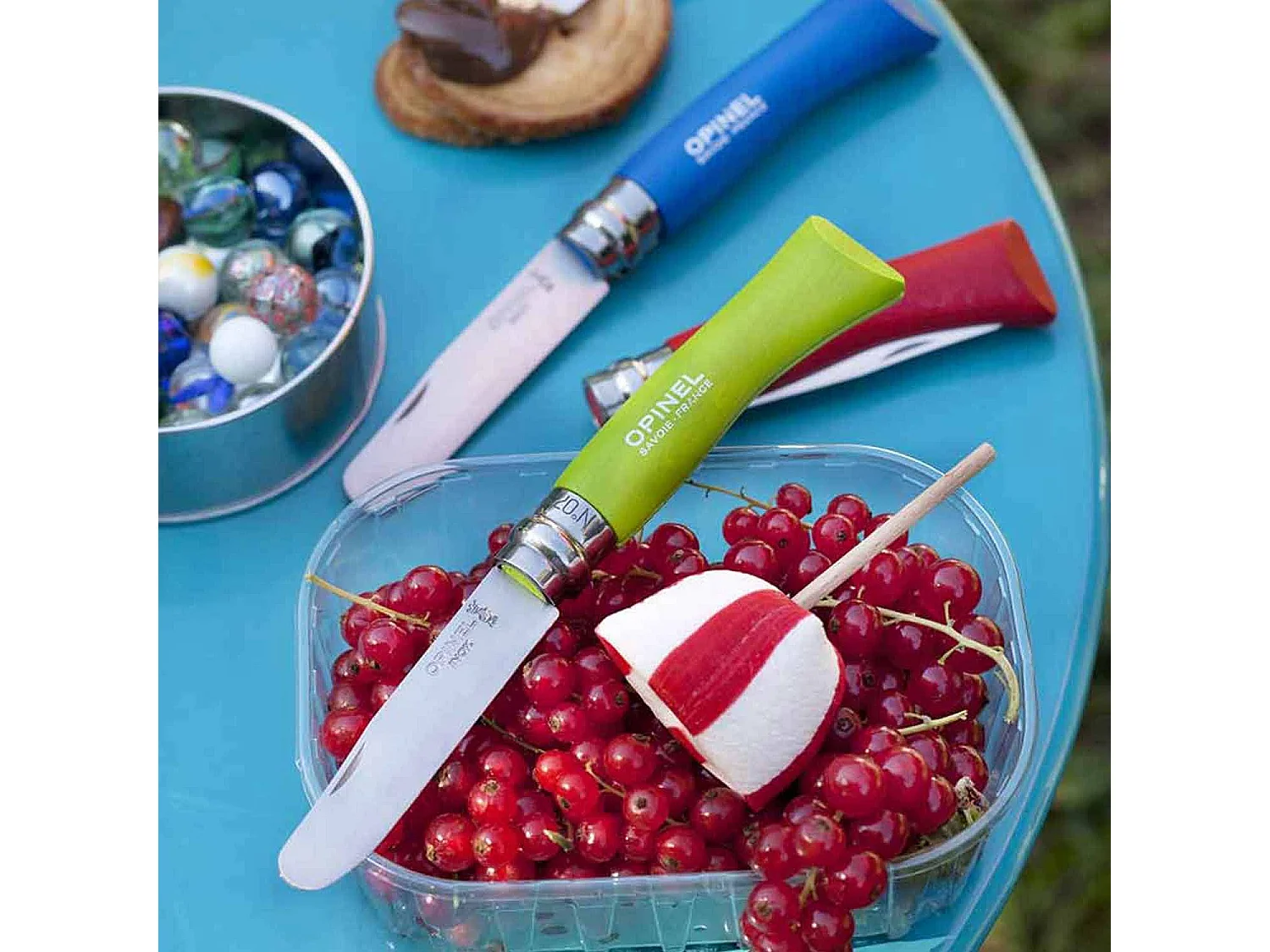 Mon premier couteau Opinel bleu n°07