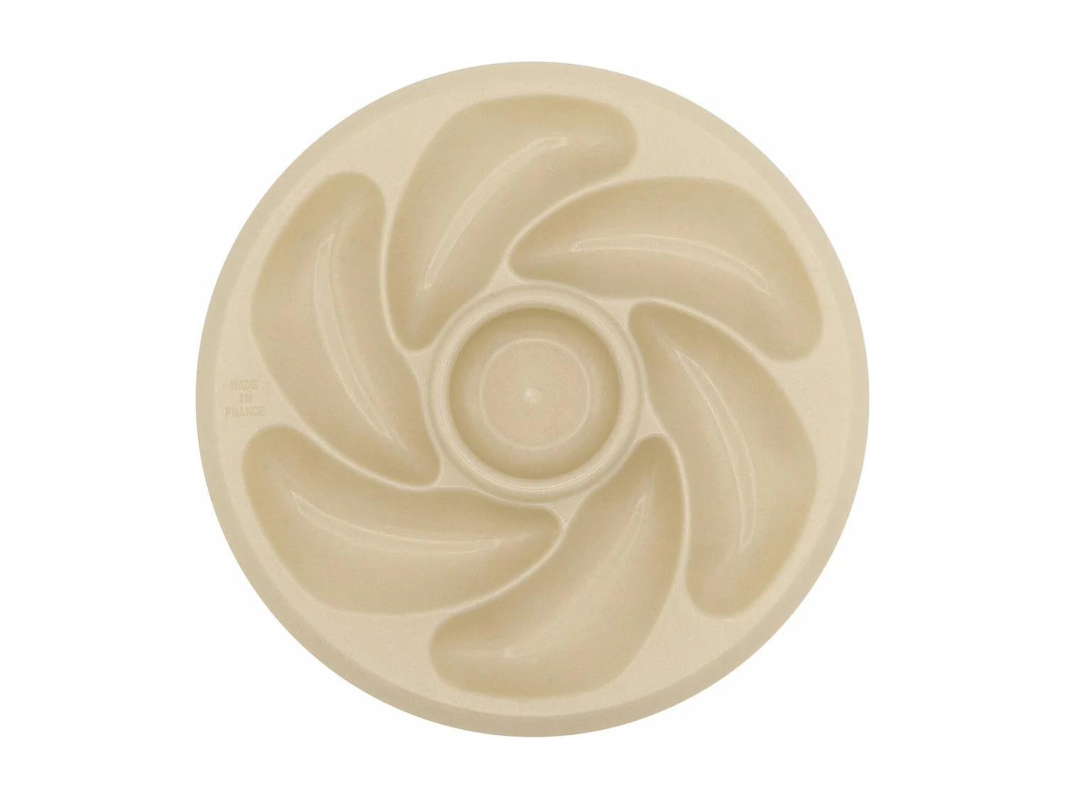 Assiette pour 6 huîtres éco-responsable