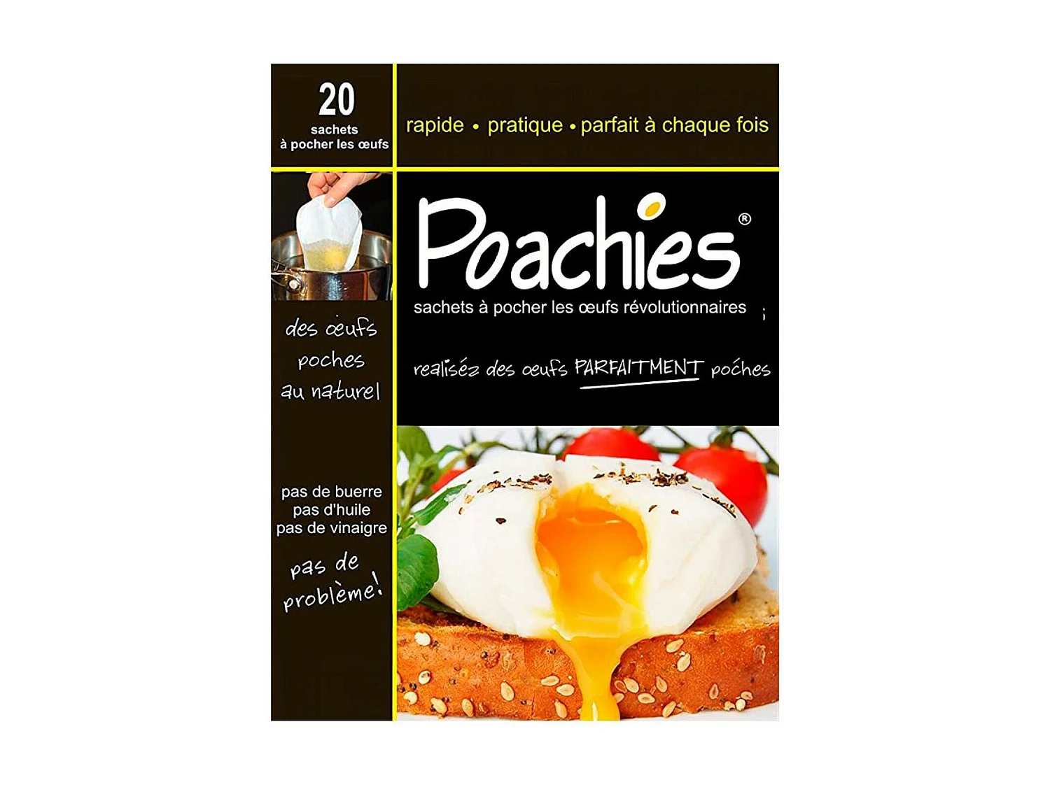 Sachet à pocher les oeufs