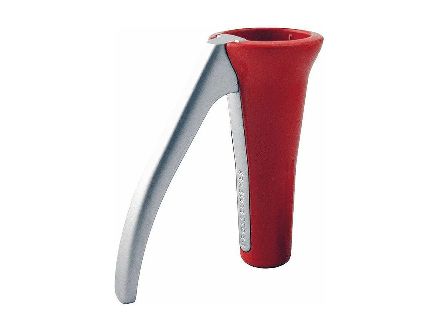 2 casse-noix coniques laqués rouges