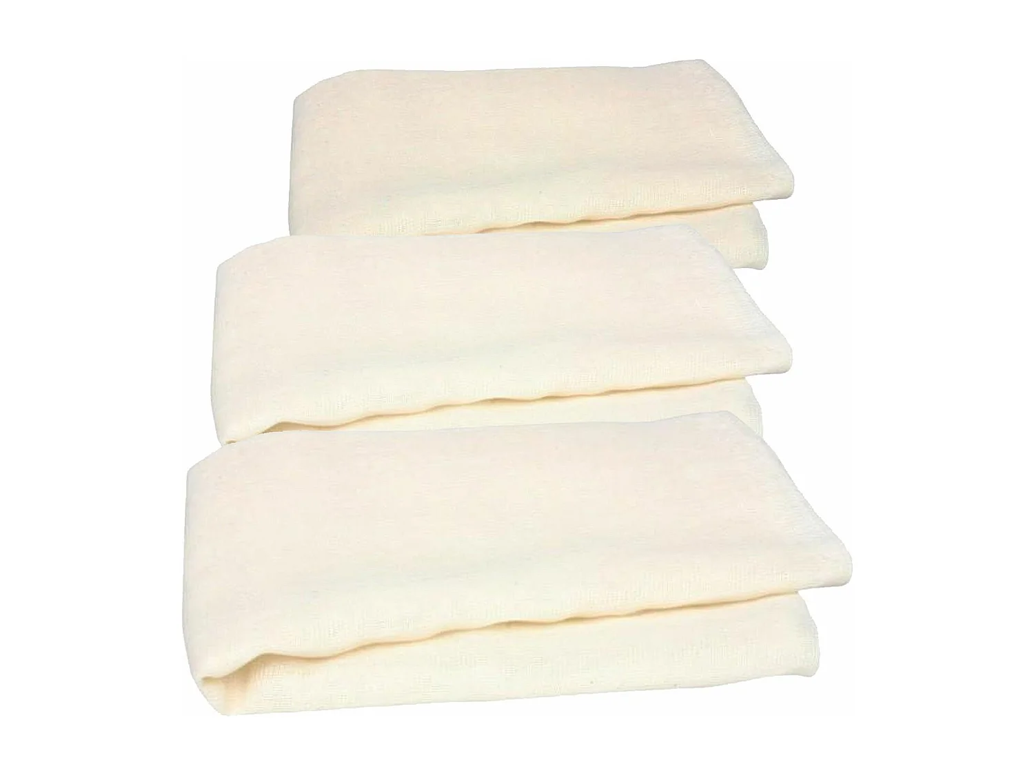 3 mousselines en tissu à égoutter le fromage