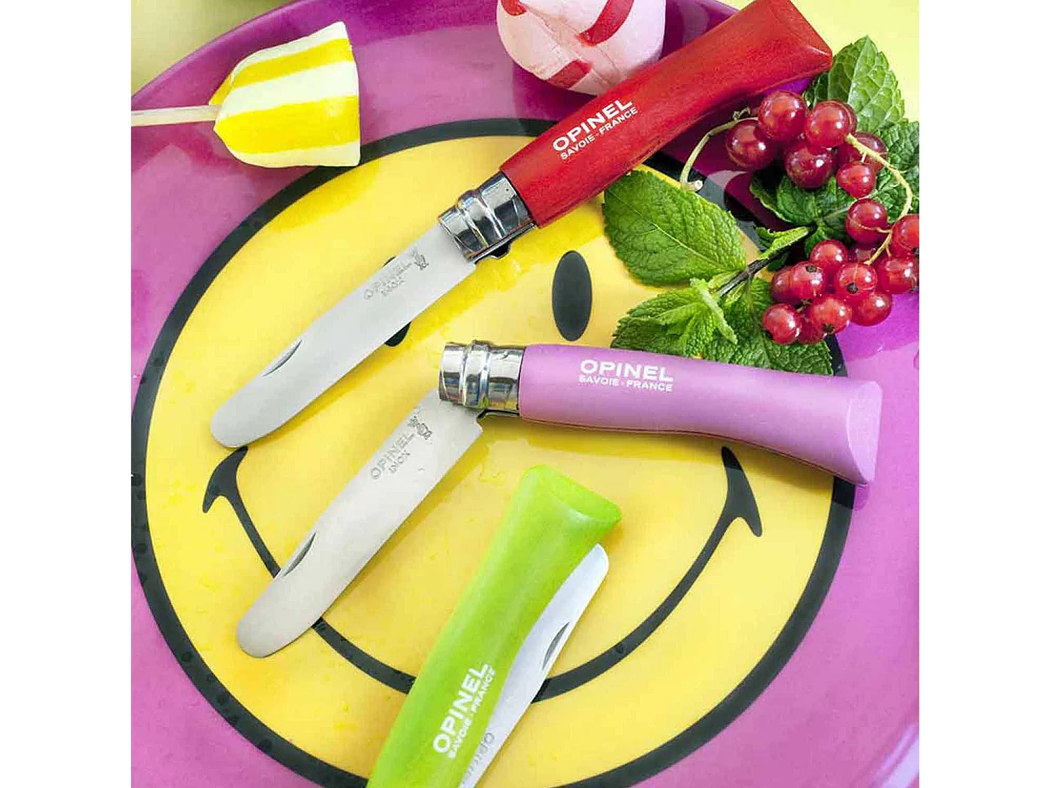 Mon premier couteau Opinel vert pomme n°07