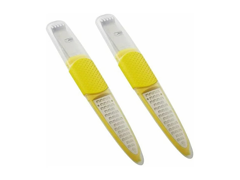 2 zesteurs râpes à citron