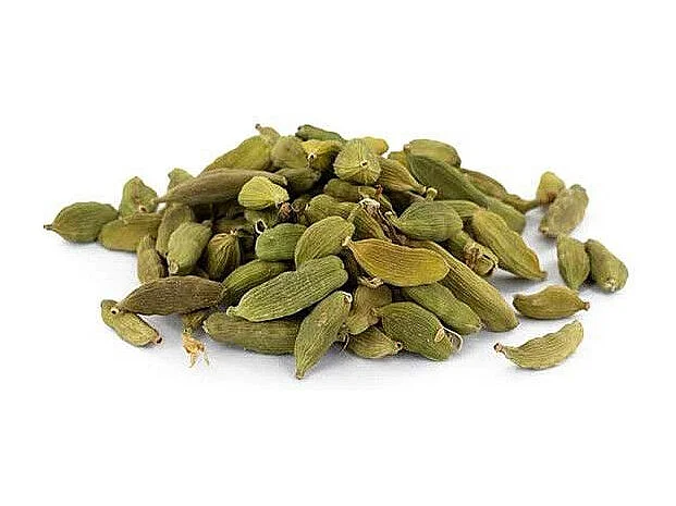 Mortier et pilon en grès blanc + Cardamome verte entière bio - 40 g