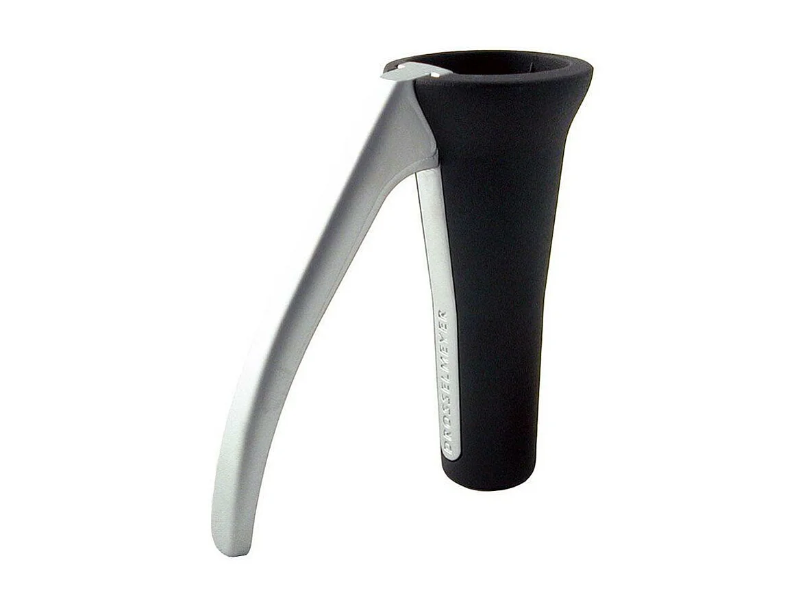 Casse-noix conique laqué noir