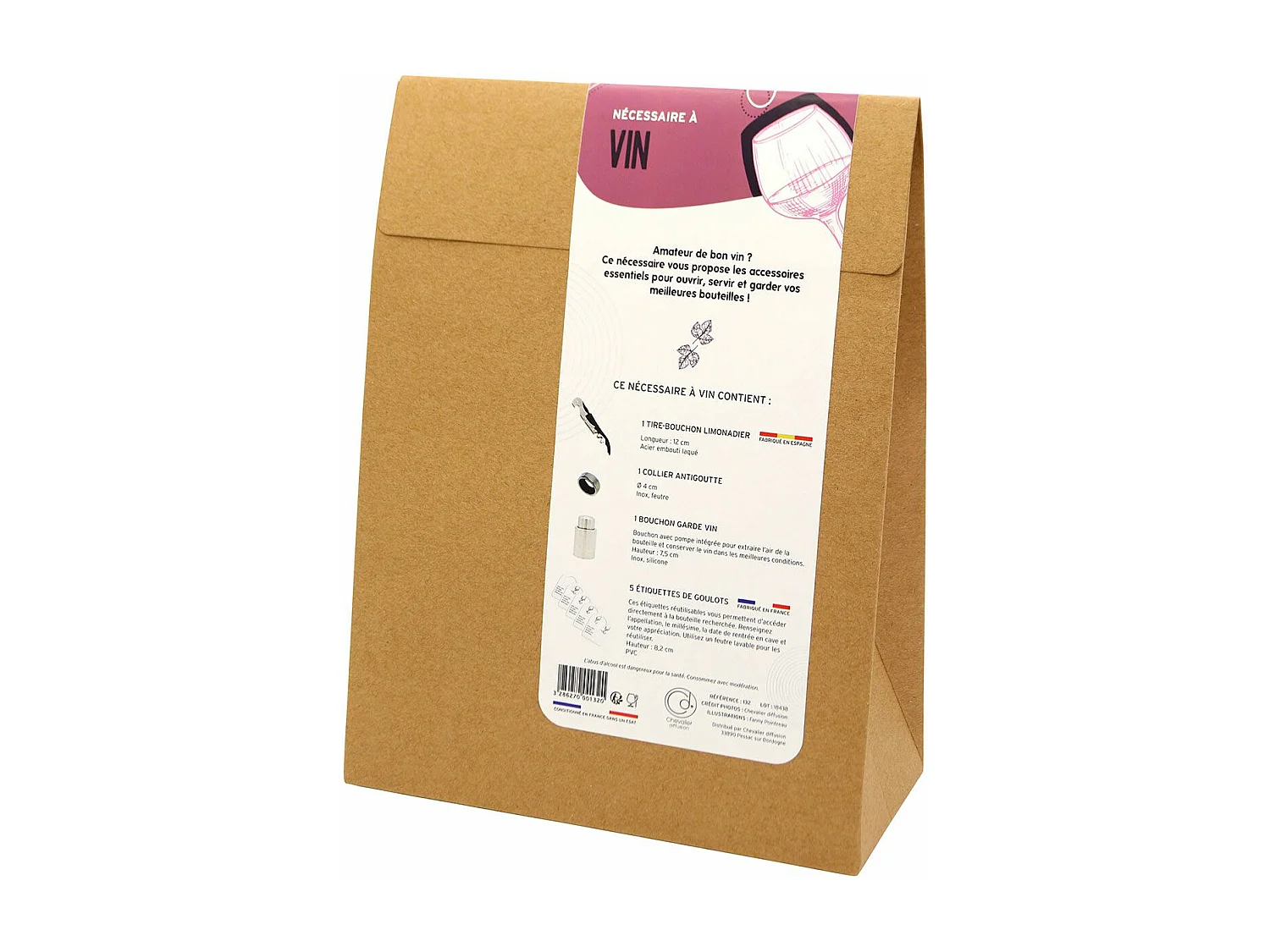 Kit de accesorios para vino