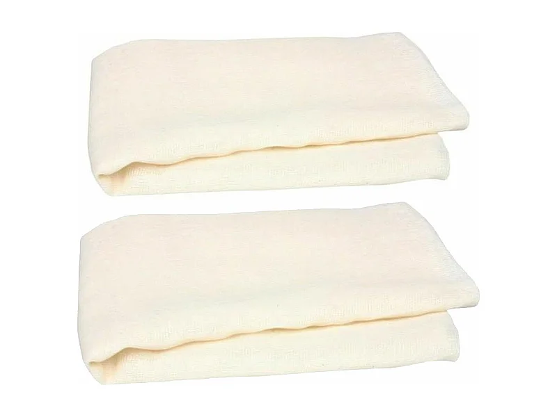 2 mousselines en tissu à égoutter le fromage