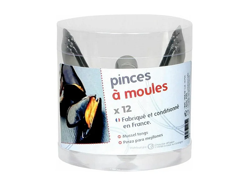 12 pinzas para mejillones