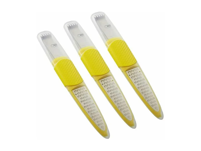 3 zesteurs râpes à citron