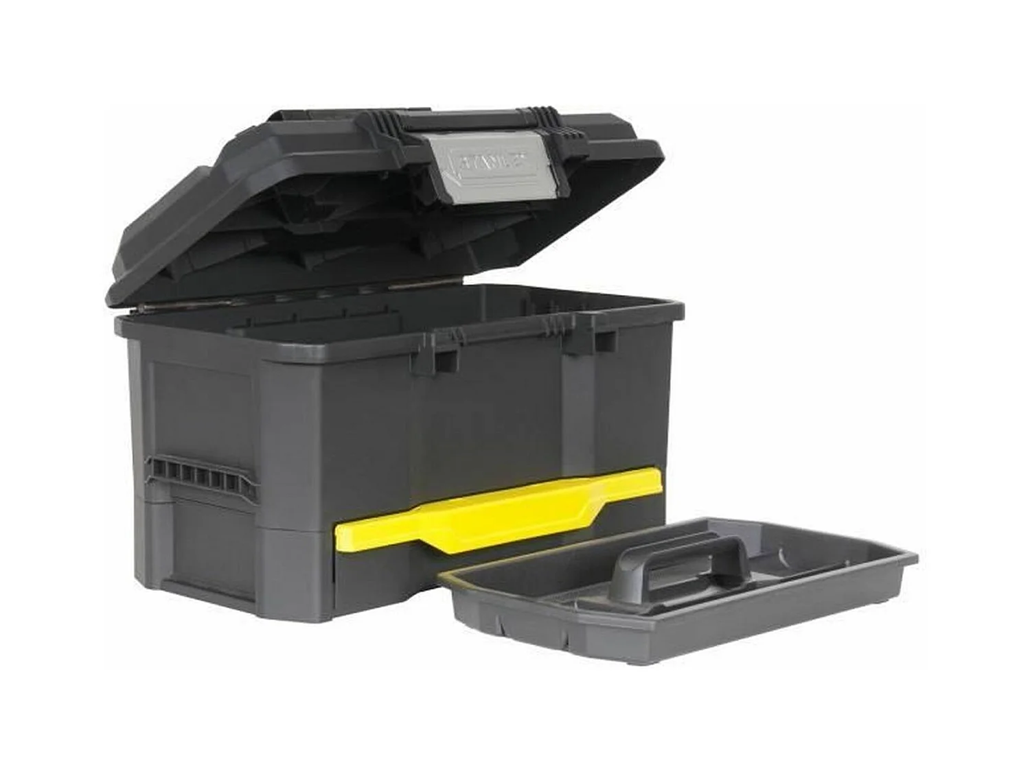 Plastikowa skrzynka narzędziowa Touch Latch STANLEY - 48 cm z szufladą