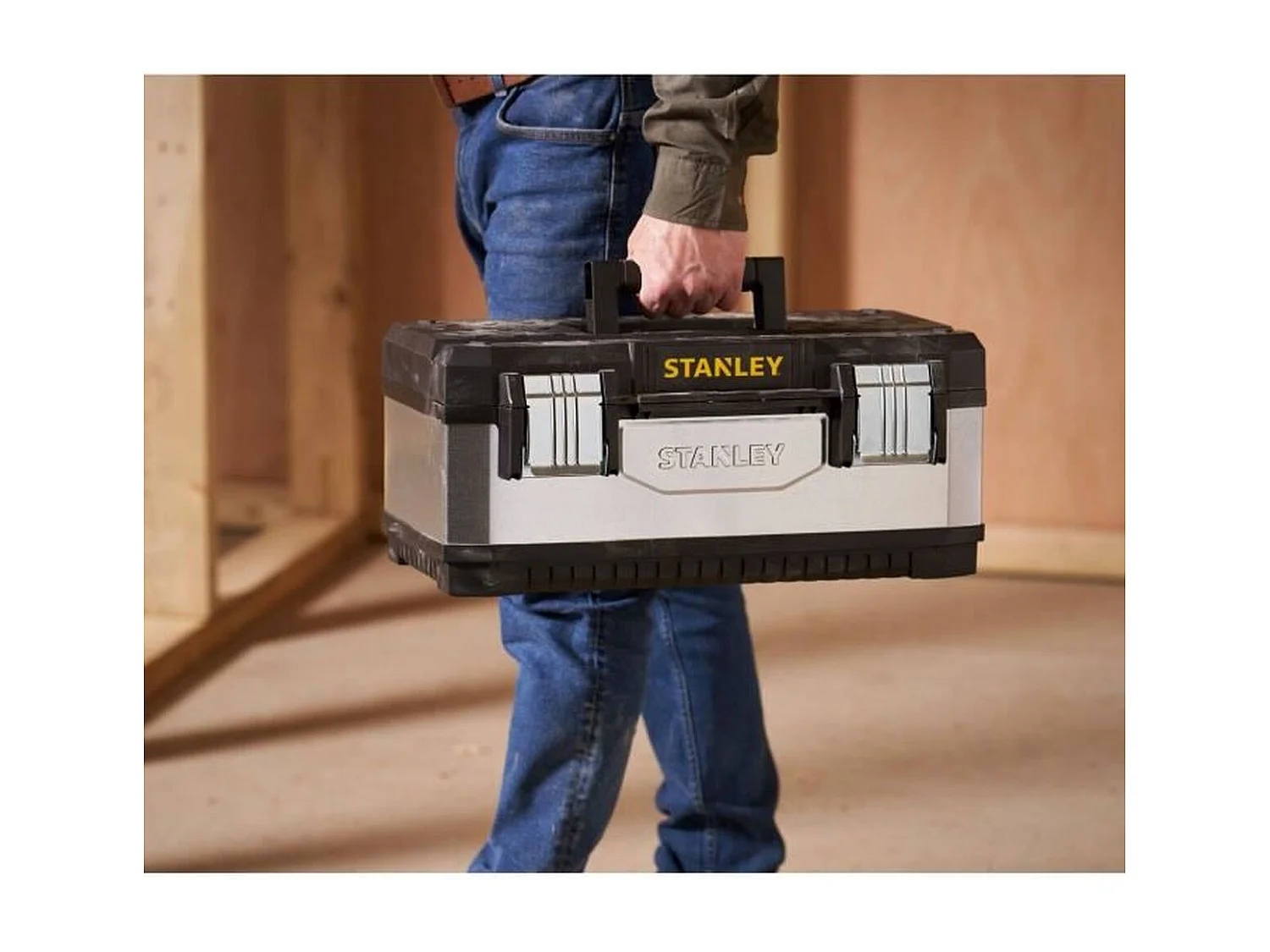 Verzinkter Werkzeugkasten aus zwei Materialien, 51 cm