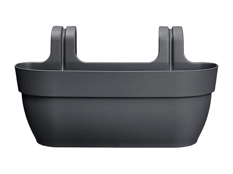Balconnière en plastique Elho Vibia Campana Easy Hanger Large anthracite - 46 x 24 x 26,5 cm