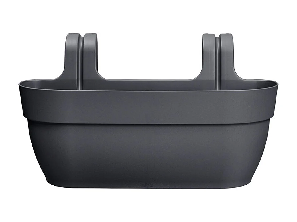 Balconnière en plastique Elho Vibia Campana Easy Hanger Large anthracite - 46 x 24 x 26,5 cm