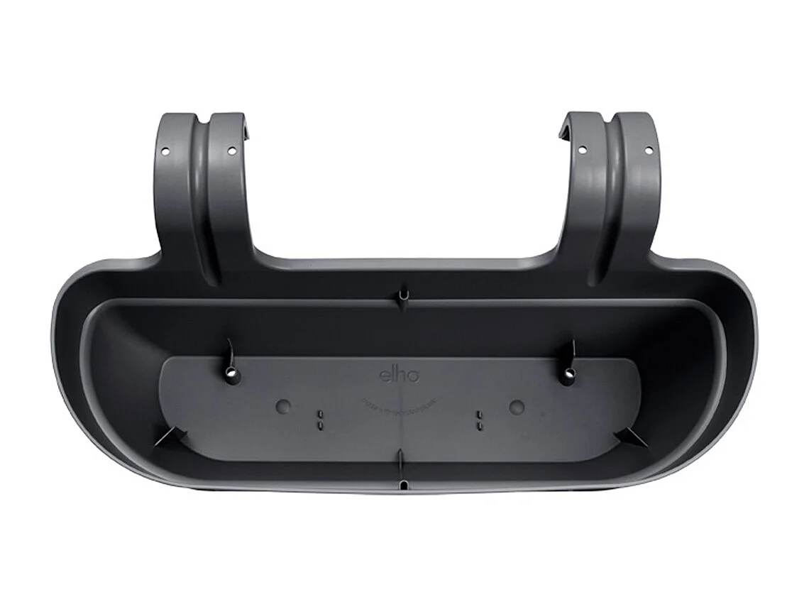 Balconnière en plastique Elho Vibia Campana Easy Hanger Large anthracite - 46 x 24 x 26,5 cm