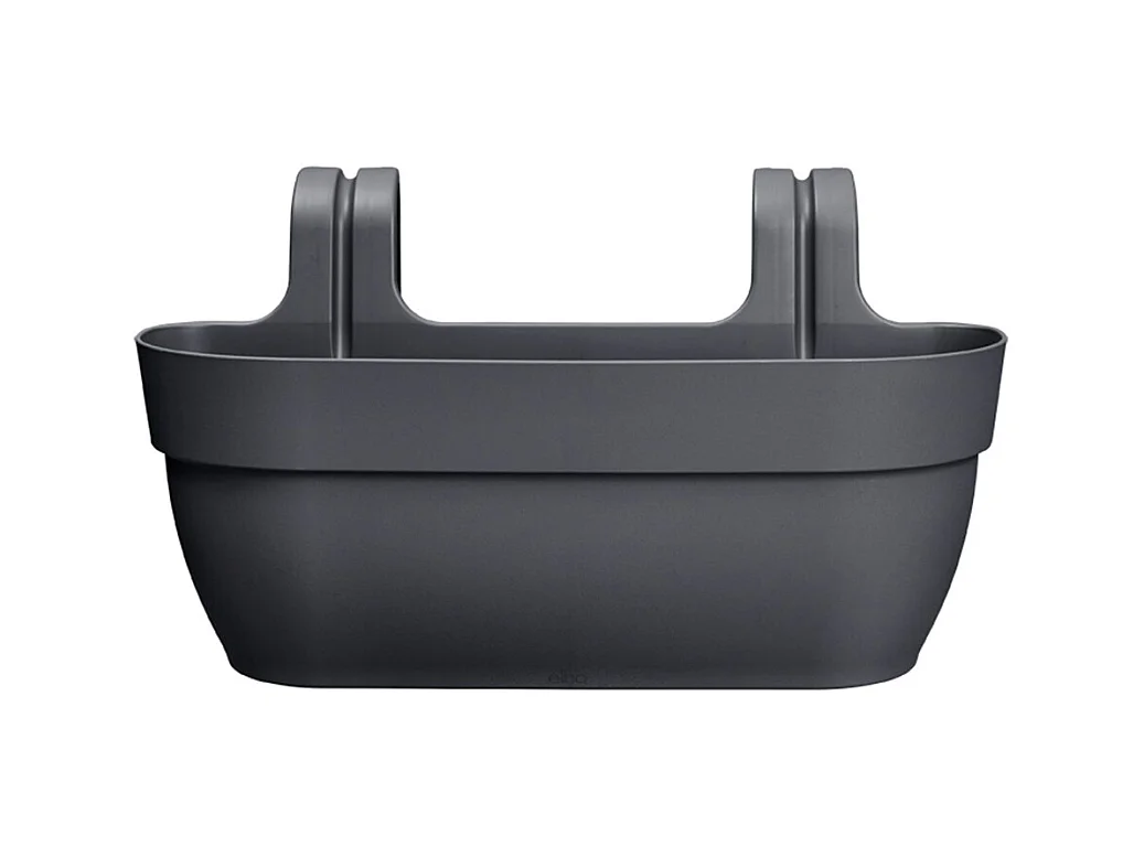 Balconnière en plastique Elho Vibia Campana Easy Hanger Large anthracite - 46 x 24 x 26,5 cm
