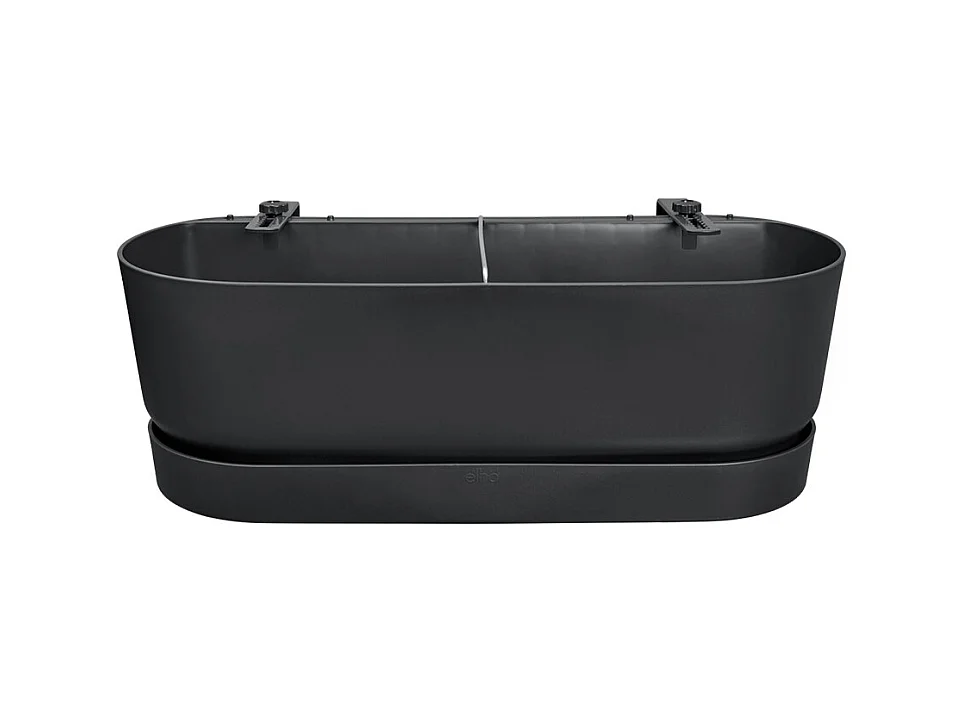 Balconnière Elho Greenville Easy Balcony noir - Longueur 52 cm