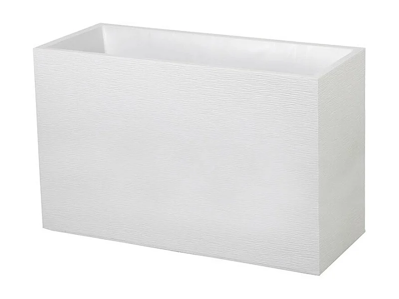 Graphit Jardiniere 99,5 x 39,5 x 60 cm – Fassungsvermögen 116 l – weiß gekalkt