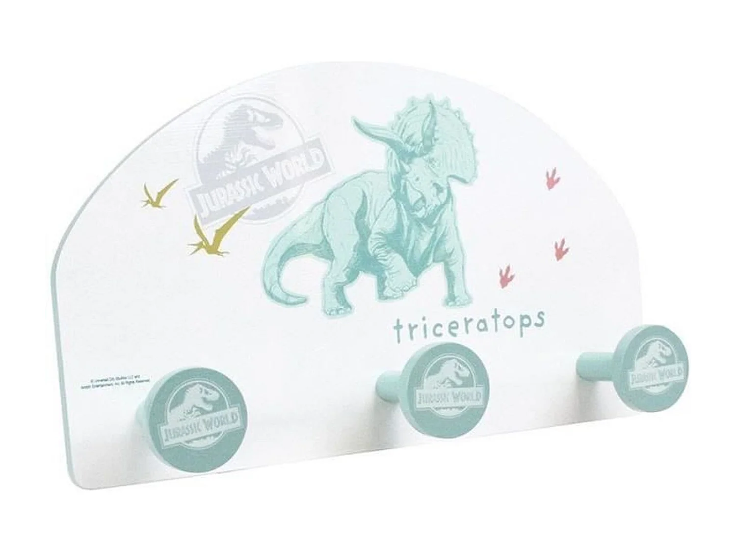 Porte-manteau Dinosaures Jurassic Word 21,5 x 68 x Hauteur 37 cm