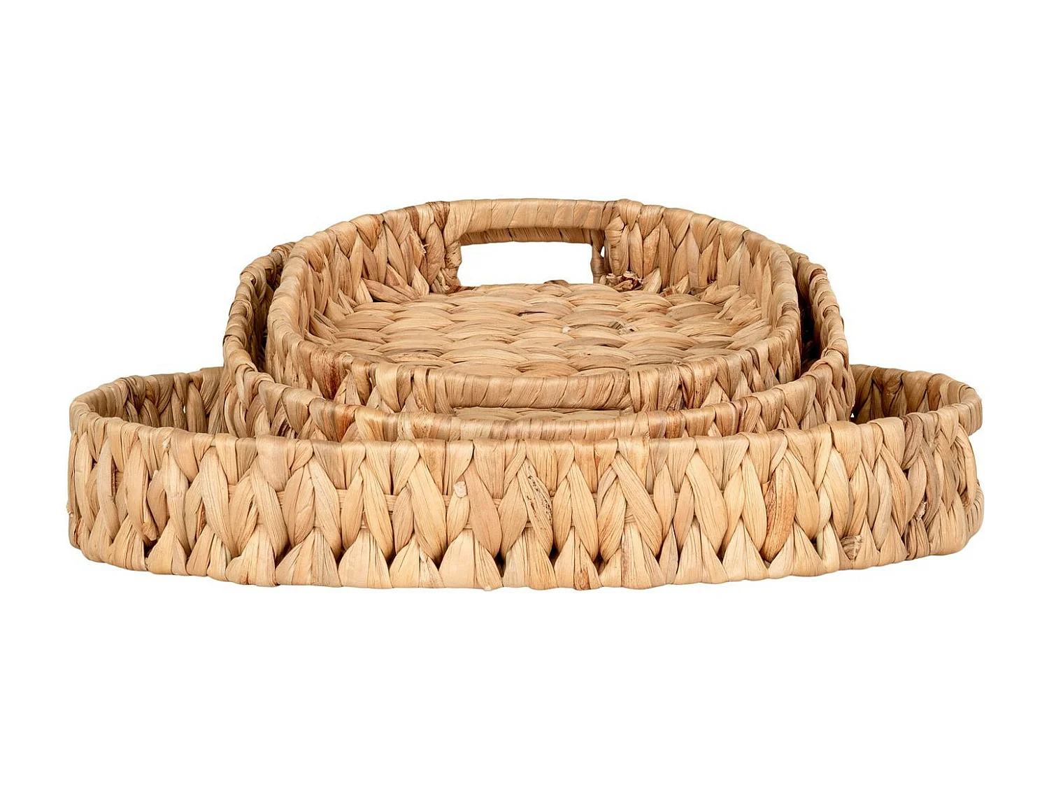 Estoril Dienbladen set van 3 natuur.