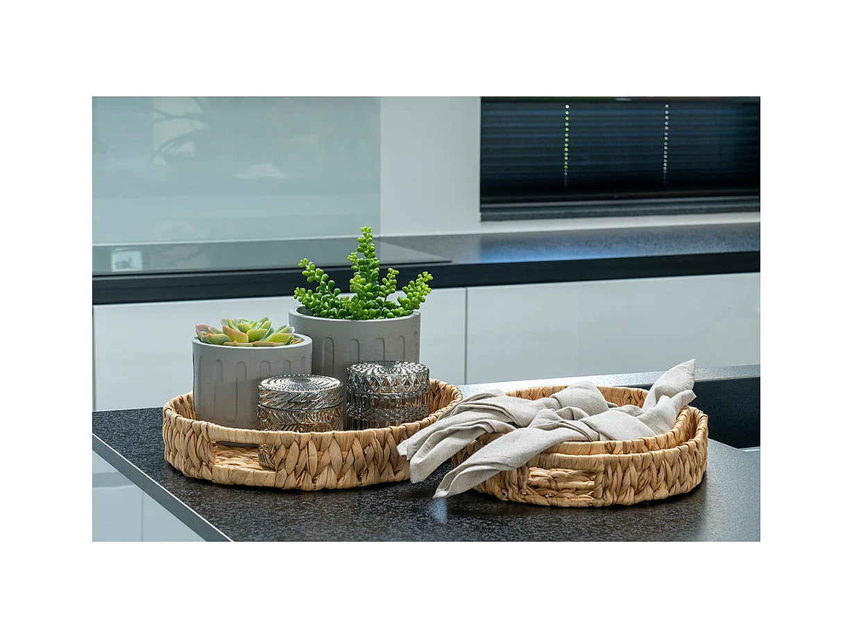 Estoril Dienbladen set van 3 natuur.