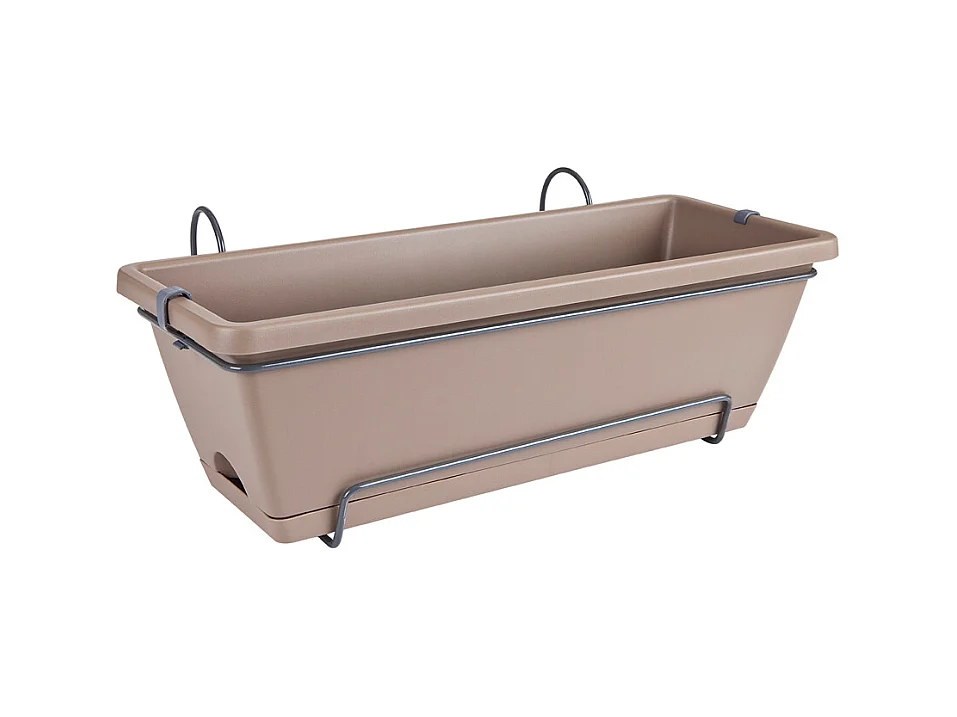 Balconnière en plastique elho Barcelona all in 1 - 50 x 20 cm - taupe