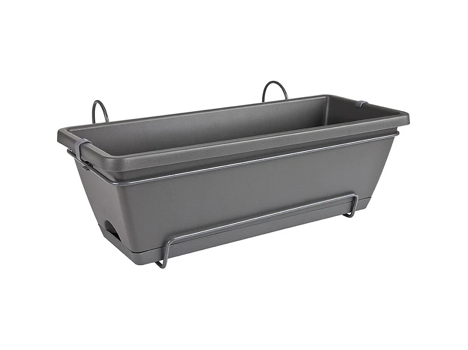 Balconnière en plastique elho Barcelona all in 1 - 50 x 20 cm - anthracite