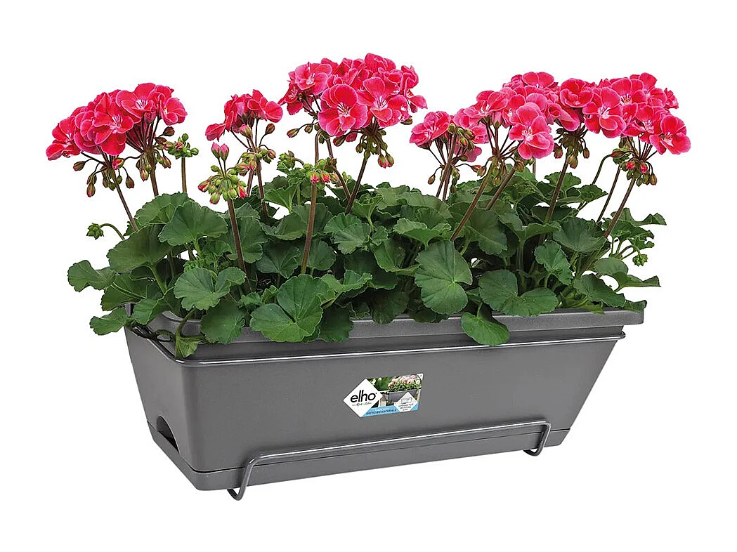 Balconnière en plastique elho Barcelona all in 1 - 50 x 20 cm - anthracite