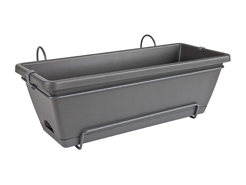 Balconnière en plastique elho Barcelona all in 1 - 50 x 20 cm - anthracite