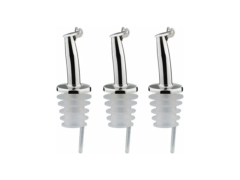 Ausgießer mit 3 Ventilen aus Edelstahl und Silikon