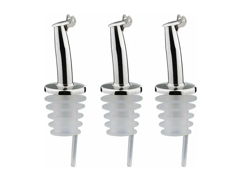 Ausgießer mit 3 Ventilen aus Edelstahl und Silikon