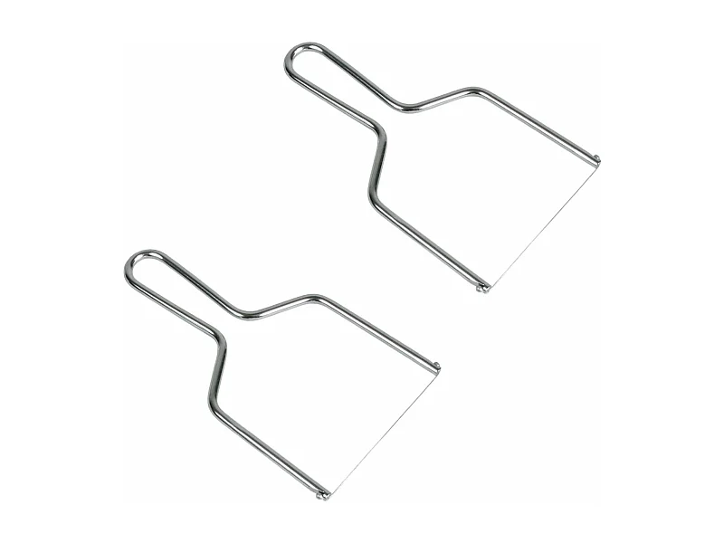 2 lyres à foie gras en inox 10 cm