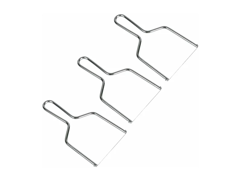 3 Entenleberleiern aus Edelstahl 10 cm