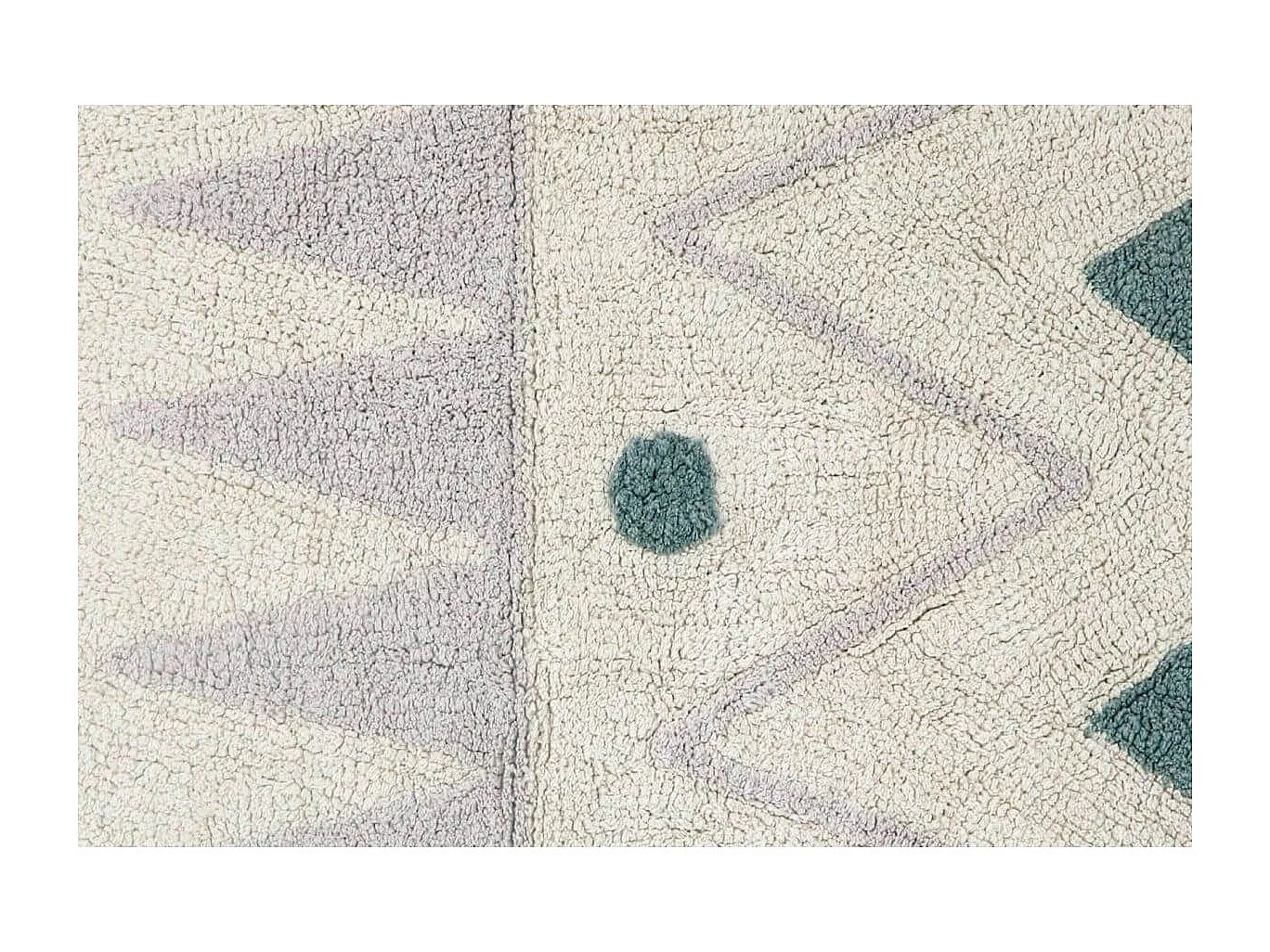 Tapis lavable en machine mini Azteca Lorena Canals Rectangulaire Berbère Fait main Tapis l