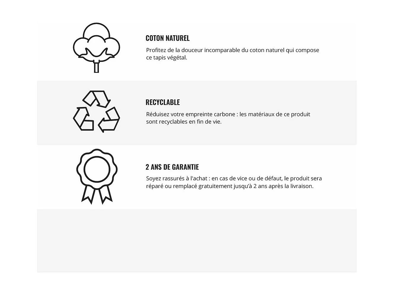 Alfombra de algodón reversible marrón y beige 120 x 160 cm