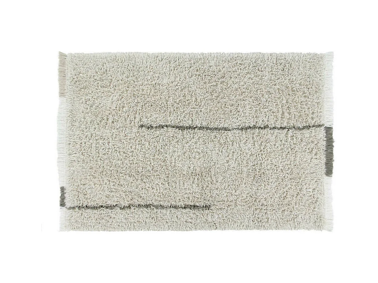 Tapis shaggy en laine lavable en machine avec franges Seasons Lorena Canals Rectangulaire
