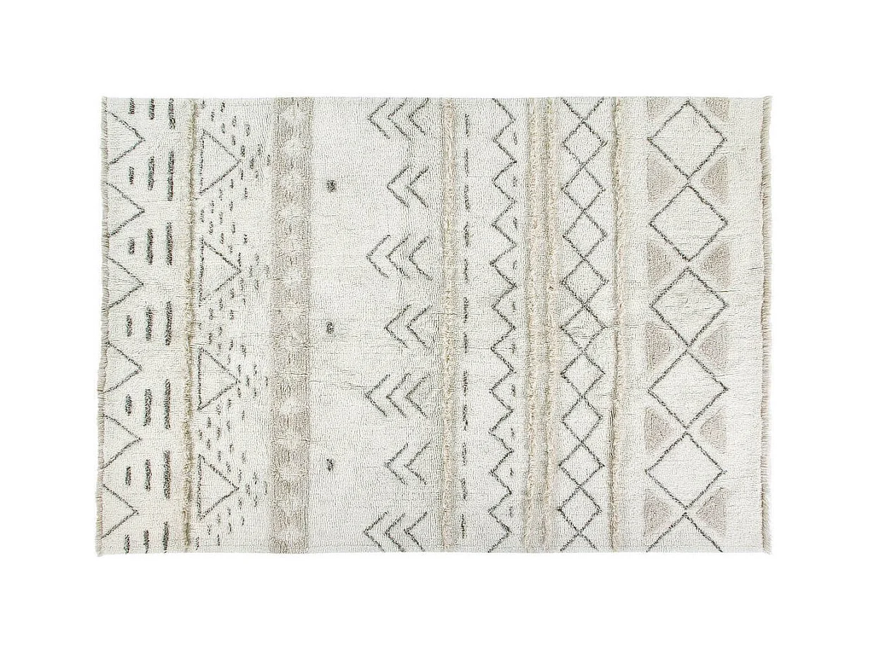 Tapis berbère en laine lavable en machine ethnique Lakota Lorena Canals Rectangulaire Berb