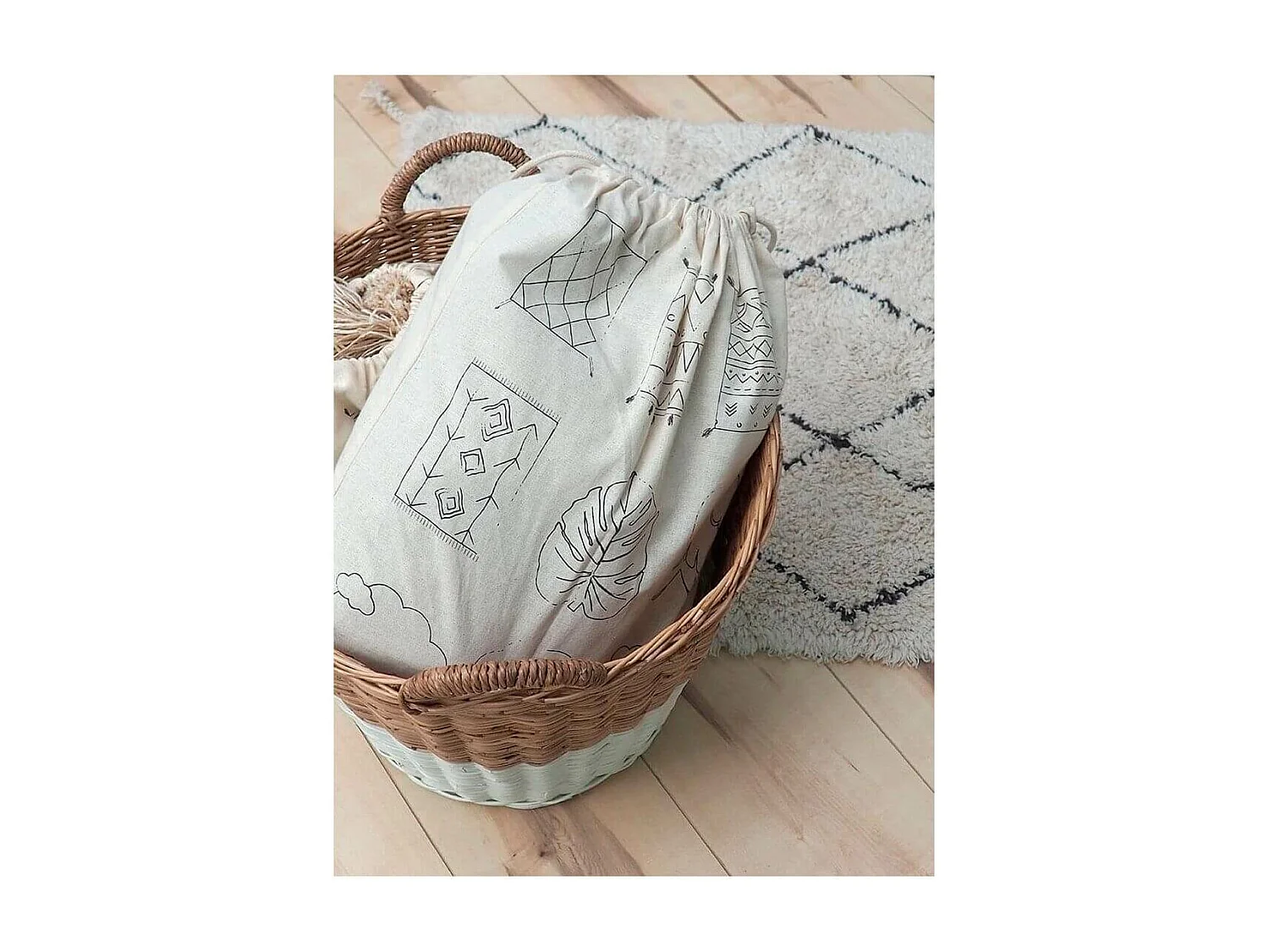 Alfombra de algodón Mini Beréber - 70 x 100 cm