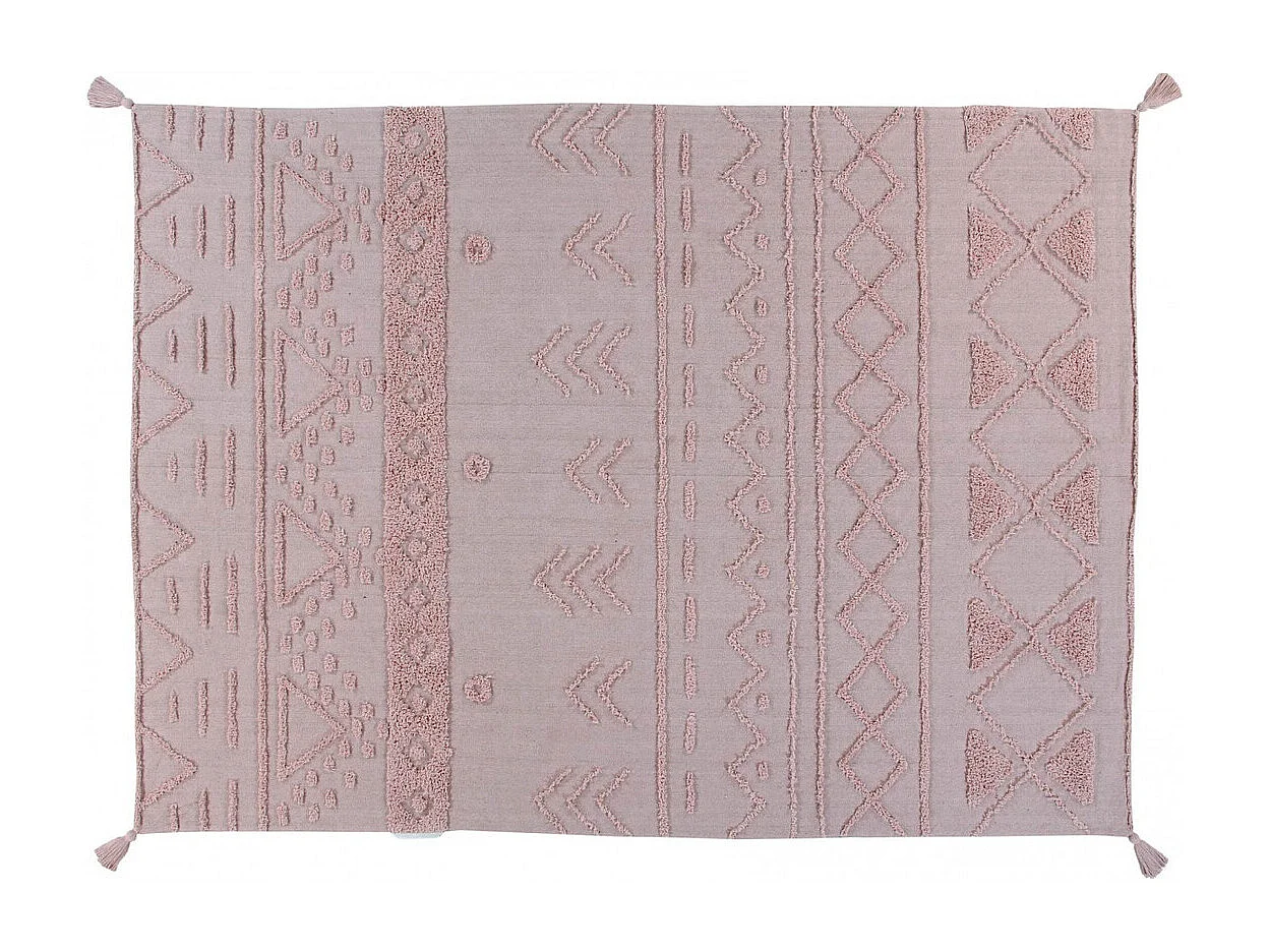 Tapis en coton lavable en machine ethnique Tribu Lorena Canals Rectangulaire Berbère Fait