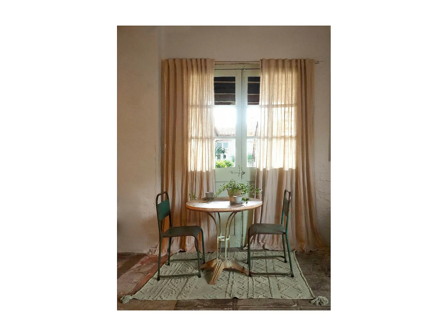 Tapis en coton lavable en machine ethnique Tribu Lorena Canals Rectangulaire Berbère Fait