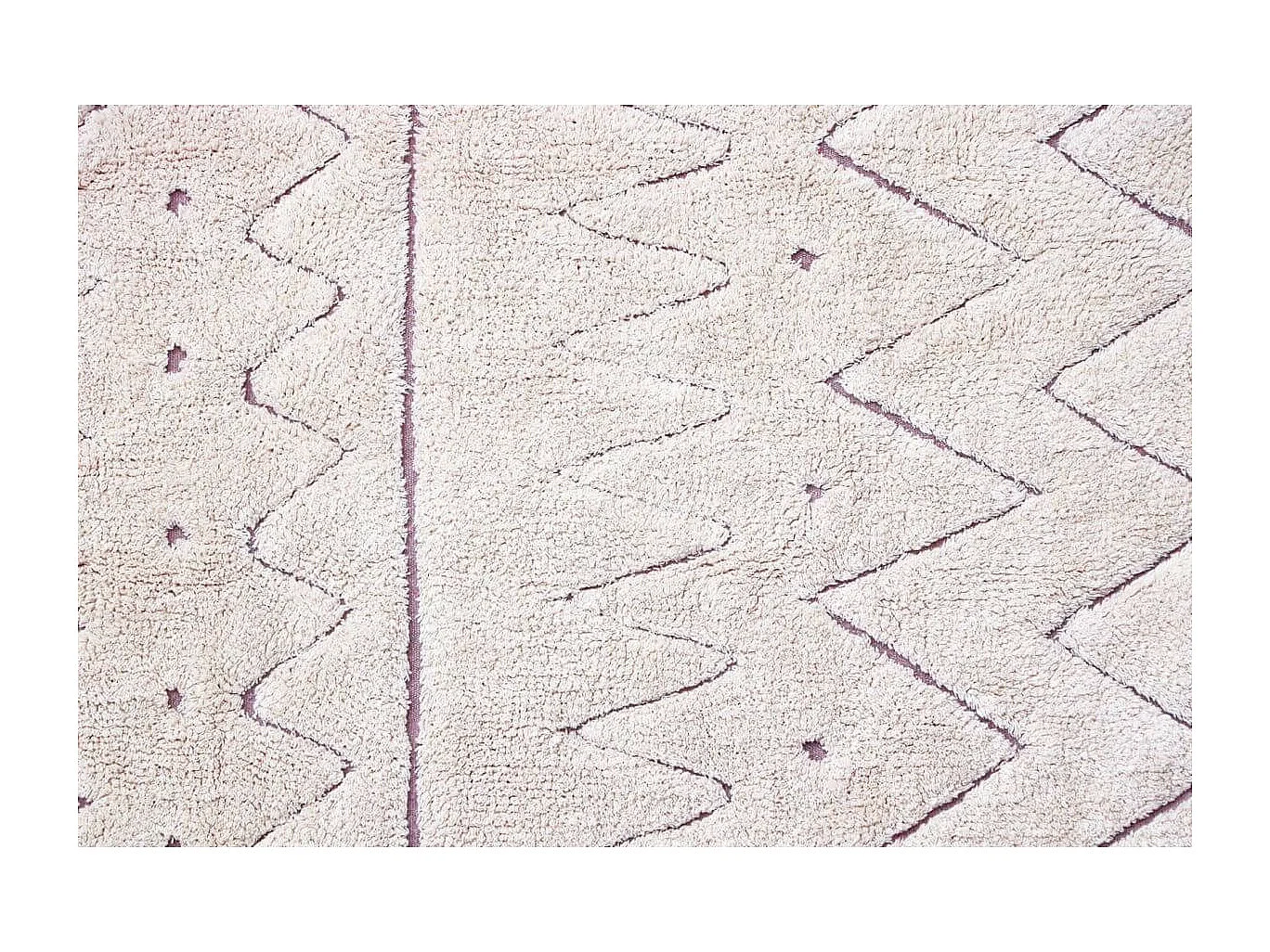 Tapis recyclé lavable en machine ethnique Azteca Lorena Canals Ronde Berbère Fait main Tap