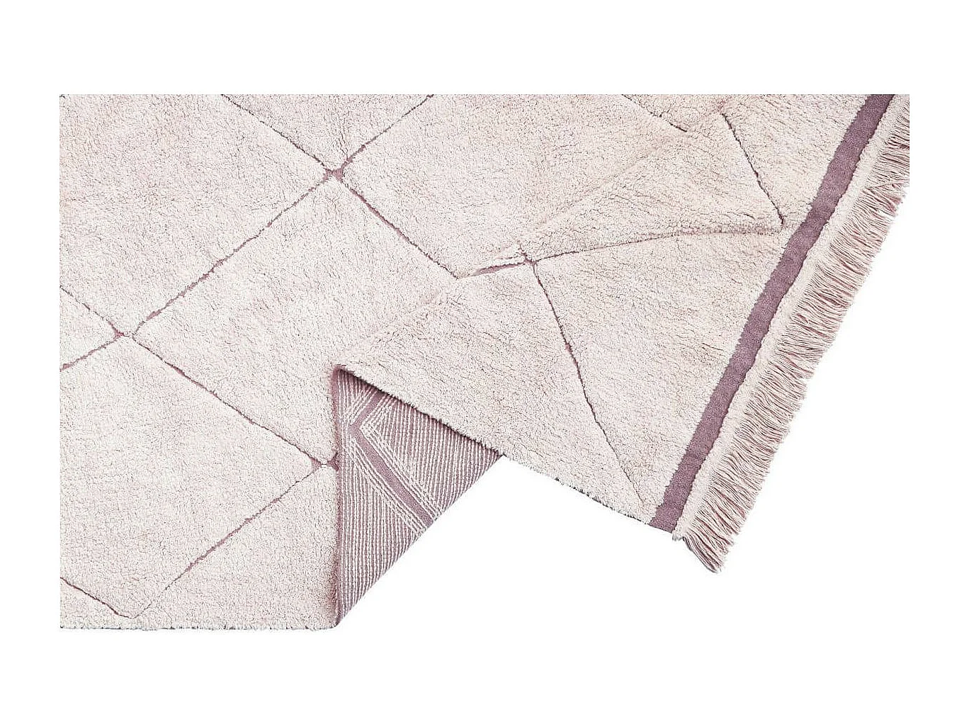 Tapis berbère recyclé lavable en machine Bereber Lorena Canals Rectangulaire Berbère Fait