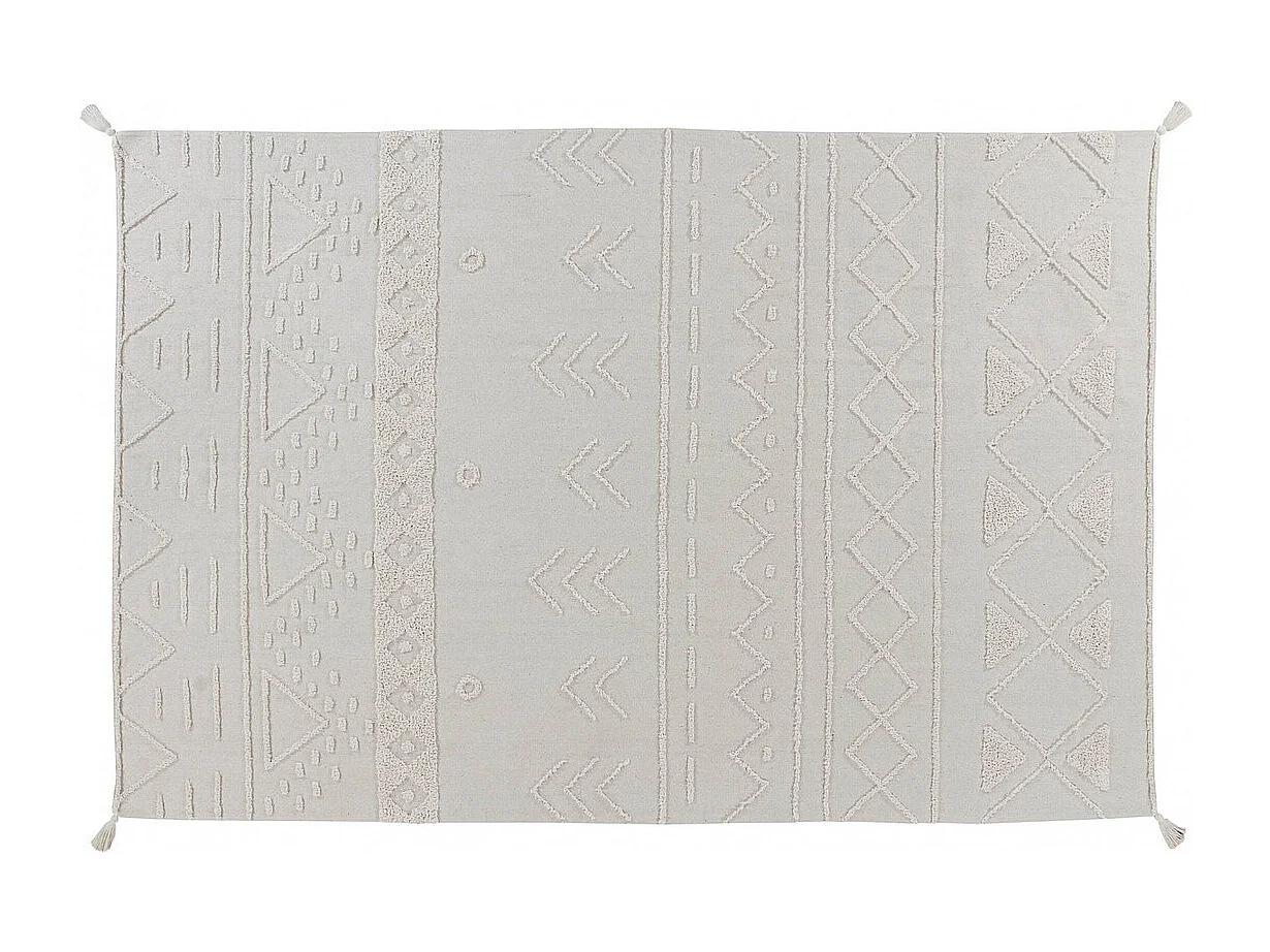 Alfombra de algodón Tribu Natural - 120 x 160 cm