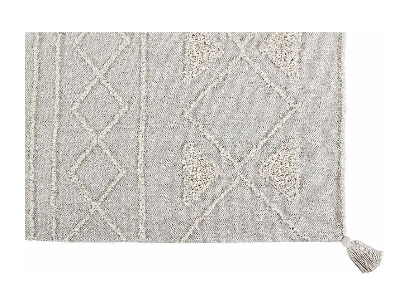 Alfombra de algodón Tribu Natural - 200 x 300 cm