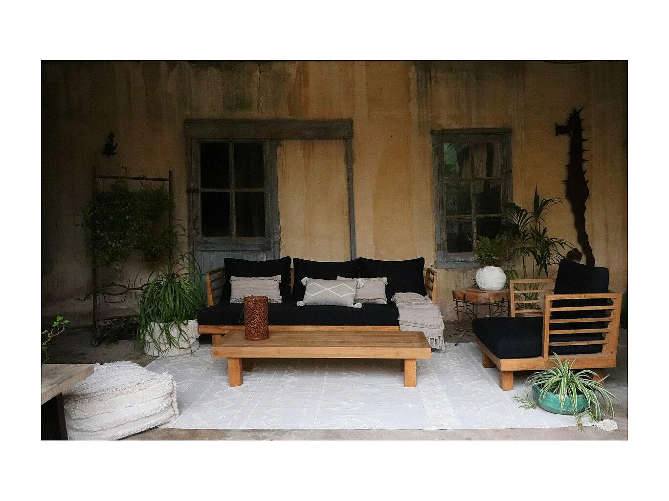 Alfombra de algodón Tribu Natural - 200 x 300 cm