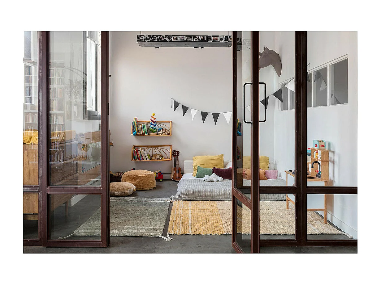 Dywan TWIN AMBER 80x140 żółty/beżowy dwustronny